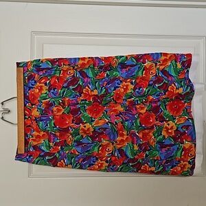 JH Collectibles Vintage Floral Skirt Size 10